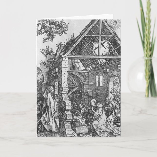 Cartão De Festividades A natividade, 'da vida do Virgin (Frente)