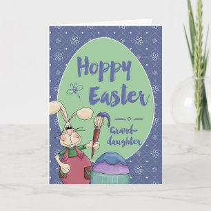 Cartão De Festividades À neta, Hoppy Easter Bunny Artista
