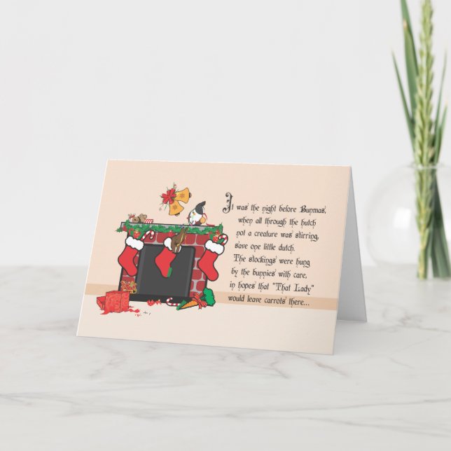 CARTÃO DE FESTIVIDADES A NOITE ANTES DE BUNMAS (Frente)