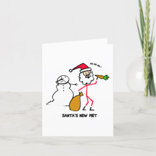 Cartão De Festividades A Nova Dieta do Papai Noel