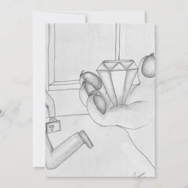 Cartão De Festividades A Pantera Rosa (Frente)