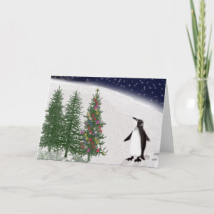 Cartão De Festividades A penguin's Christmas