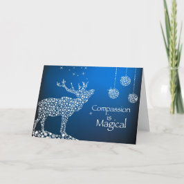 Cartão De Festividades A piedade do feriado é mágica