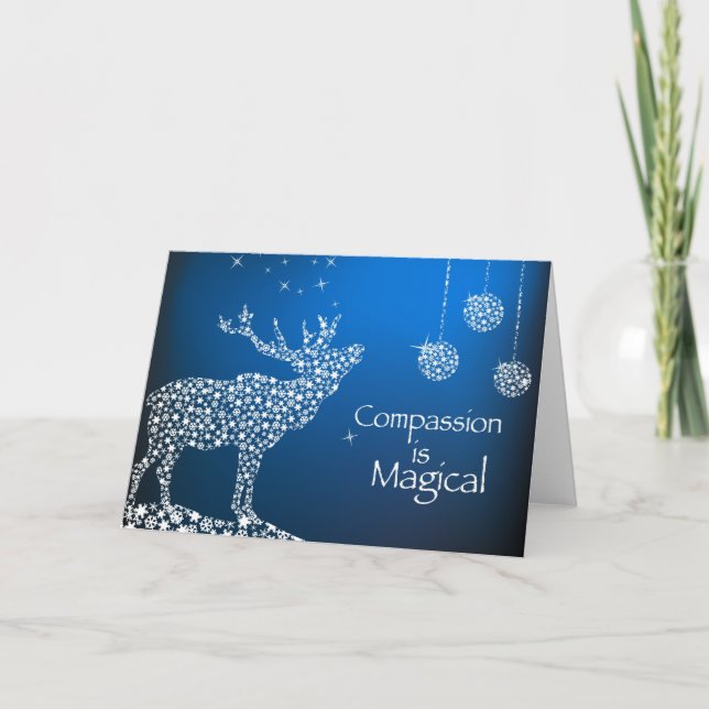 Cartão De Festividades A piedade do feriado é mágica (Frente)