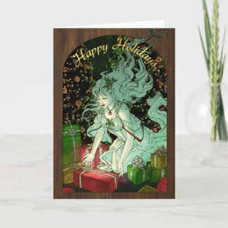 Cartão De Festividades A placa doadora de presentes