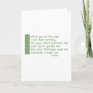 Cartão De Festividades A prayer of thanksgiving