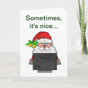 Cartão De Festividades A Real Christmas Card  Christmas Card