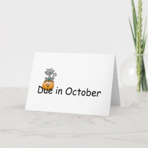 Cartão De Festividades A Receber Em Outubro