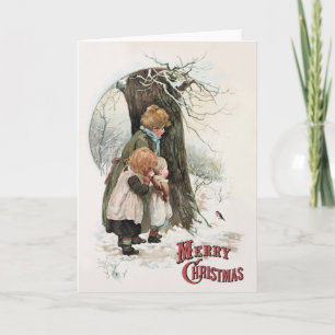 Cartão De Festividades A Round Robin - Natais vintages de H M Bennett