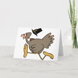 Cartão De Festividades A Turquia corre