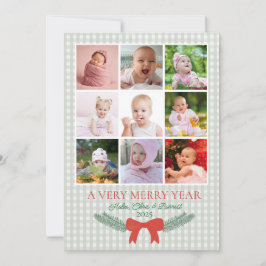 Cartão De Festividades A very Merry Year, Christmas Photo Card