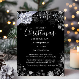 Cartão De Festividades A Winter Wonderland: Join Us for a Festive Christm