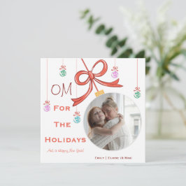 Cartão De Festividades A Yoga Lover's Flat Holiday Card