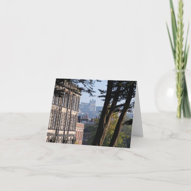 Cartão De Festividades Abadia de Whitby, North Yorkshire (Frente)