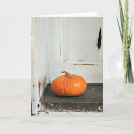 Cartão De Festividades Abóbora