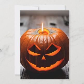 Cartão De Festividades Abóbora de Halloween