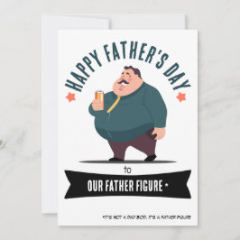 Cartão De Festividades Abrace o Dad Bod: É uma Figura Paterna!