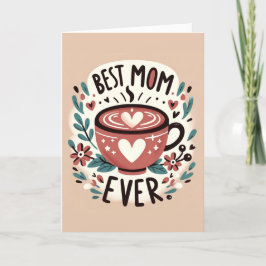 Cartão De Festividades Abraço Caloroso - Melhor Mãe do Mundo