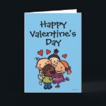 Cartão De Festividades Abraço do grupo de Leslie Patricelli com amigos<br><div class="desc">Quatro amigos recolhem para um abraço grande do grupo nesta ilustração de "Huggy Kissy" por Leslie Patricelli (publicado pela imprensa do Candlewick). Um amigo veste um vestido cor-de-rosa e fitas em seu cabelo, quando outro vestir uma camisa verde e a calças de ganga. Perto da parte traseira do grupo, uma...</div>