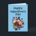 Cartão De Festividades Abraço do grupo de Leslie Patricelli com amigos<br><div class="desc">Quatro amigos recolhem para um abraço grande do grupo nesta ilustração de "Huggy Kissy" por Leslie Patricelli (publicado pela imprensa do Candlewick). Um amigo veste um vestido cor-de-rosa e fitas em seu cabelo, quando outro vestir uma camisa verde e a calças de ganga. Perto da parte traseira do grupo, uma...</div>