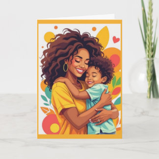 Cartão De Festividades Abraços de Mãe