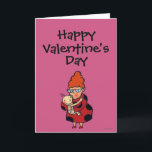 Cartão De Festividades Abraços grandes do olá! do Auntie no vermelho<br><div class="desc">Nesta ilustração de Leslie Patricelli de seu livro "Huggy Kissy" (publicado pela imprensa do Candlewick), o bebê é dobrado acima os braços do Auntie. Ondulado acima para um abraço, o Auntie planta um beijo grande no mordente do bebê. O cabelo vermelho brilhante do Auntie combina seus saltos altos polca-pontilhados vermelho...</div>