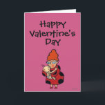 Cartão De Festividades Abraços grandes do olá! do Auntie no vermelho<br><div class="desc">Nesta ilustração de Leslie Patricelli de seu livro "Huggy Kissy" (publicado pela imprensa do Candlewick), o bebê é dobrado acima os braços do Auntie. Ondulado acima para um abraço, o Auntie planta um beijo grande no mordente do bebê. O cabelo vermelho brilhante do Auntie combina seus saltos altos polca-pontilhados vermelho...</div>