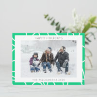 Abstrato Modern Line Art in Green Custom Photo