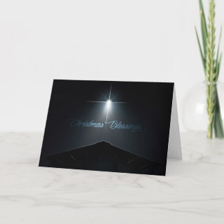 Cartão De Festividades Abstrato Natal Estável E Estrela