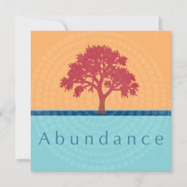 Cartão De Festividades Abundance Art Card