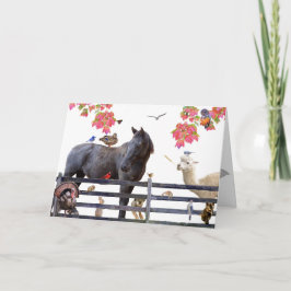 Cartão De Festividades Abundância da Terra:Cartão de Férias Feliz de Ação