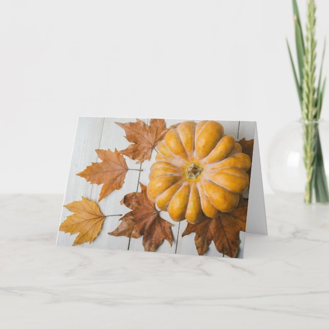 Cartão De Festividades Ação de Graças (Frente)