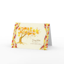 Ação de Graças Comercial para a Árvore de outono d