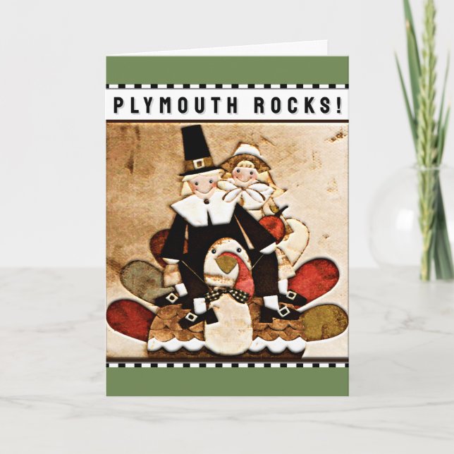 Cartão De Festividades Ação de Graças Criativa (Frente)