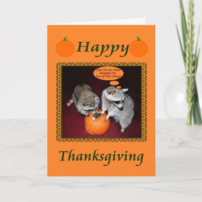 Cartão De Festividades ação de graças de touro rochoso (Frente)