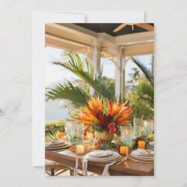 Cartão De Festividades Ação de Graças nos Trópicos