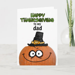 Cartão De Festividades Acção de graças feliz a meu pai