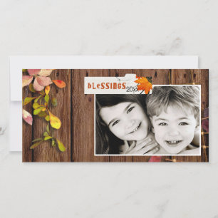 Cartão De Festividades acção de graças Photcard