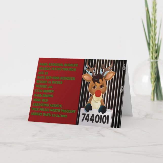 Cartão De Festividades "Acontece no melhor das famílias! "Cómico (Frente)