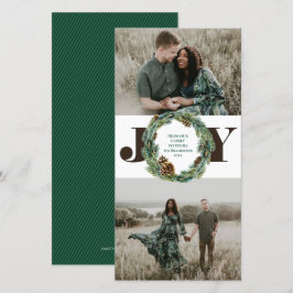 Cartão De Festividades Acorn Wreath Christmas