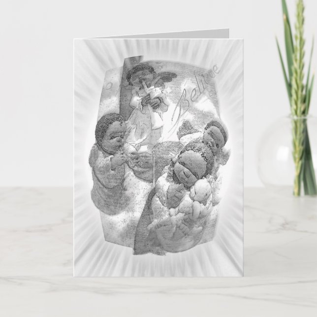 Cartão De Festividades Acredite (Frente)