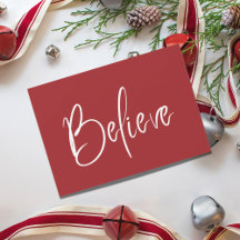 Acredite no Vermelho Moderno de Férias