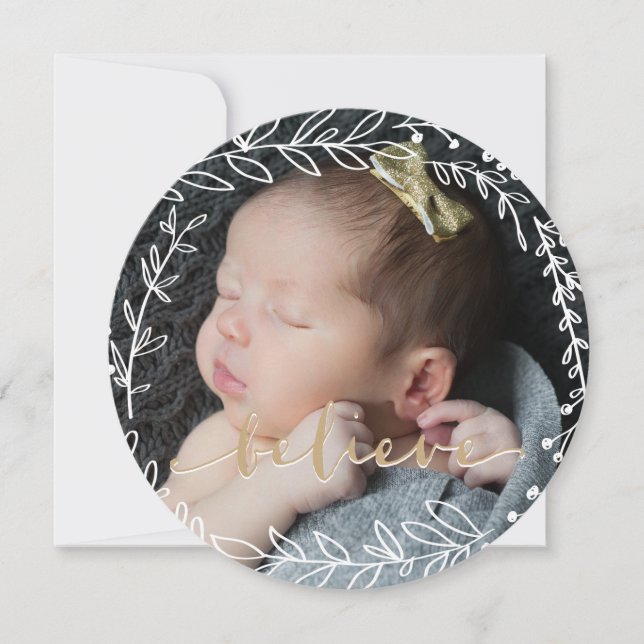 Cartão De Festividades Acredite - Rua (Frente)