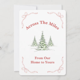 Cartão De Festividades Across the Miles – Faith Inspired Christmas Card