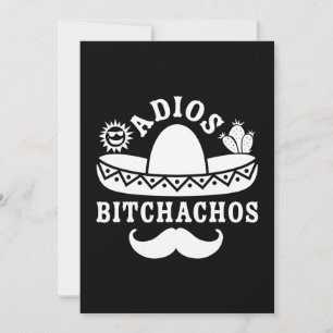 Cartão De Festividades Adios Bitchachos Cinco De Mayo