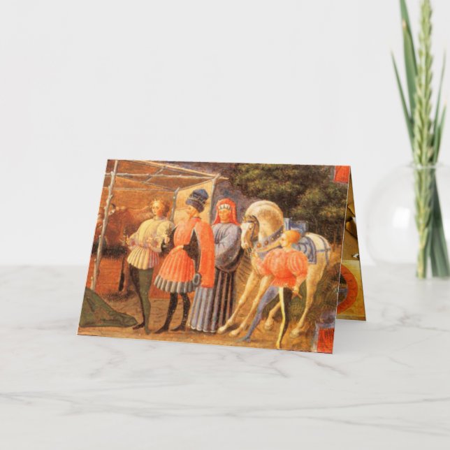 CARTÃO DE FESTIVIDADES ADORAÇÃO DO MAGI (Frente)