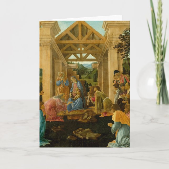 Cartão De Festividades Adoração dos Magi (Frente)