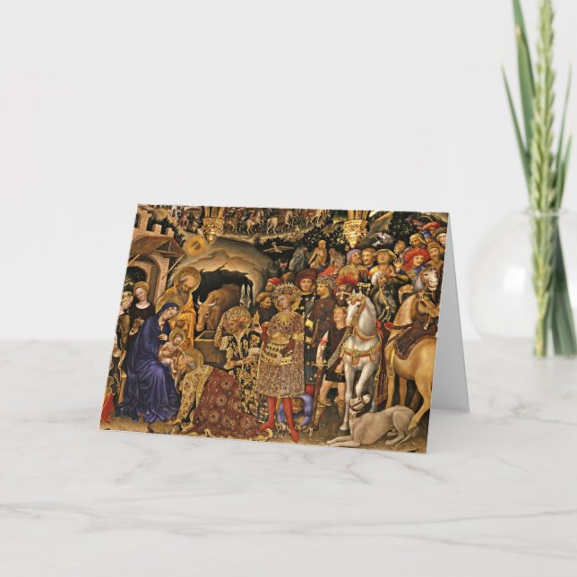 Cartão De Festividades Adorazione dei Magi (Frente)
