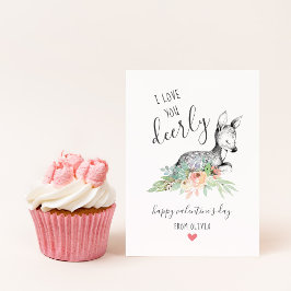 Cartão De Festividades Adorei Vocês Crianças Caras Dias de os namorados D