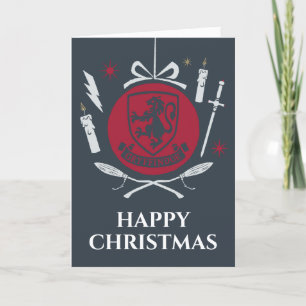 Cartão De Festividades Adorno Gráfico de Férias GRYFFINDOR™